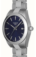 Tissot Gentleman Blue Dial Silver Steel Strap Watch For Men - T127.410.11.041.00
