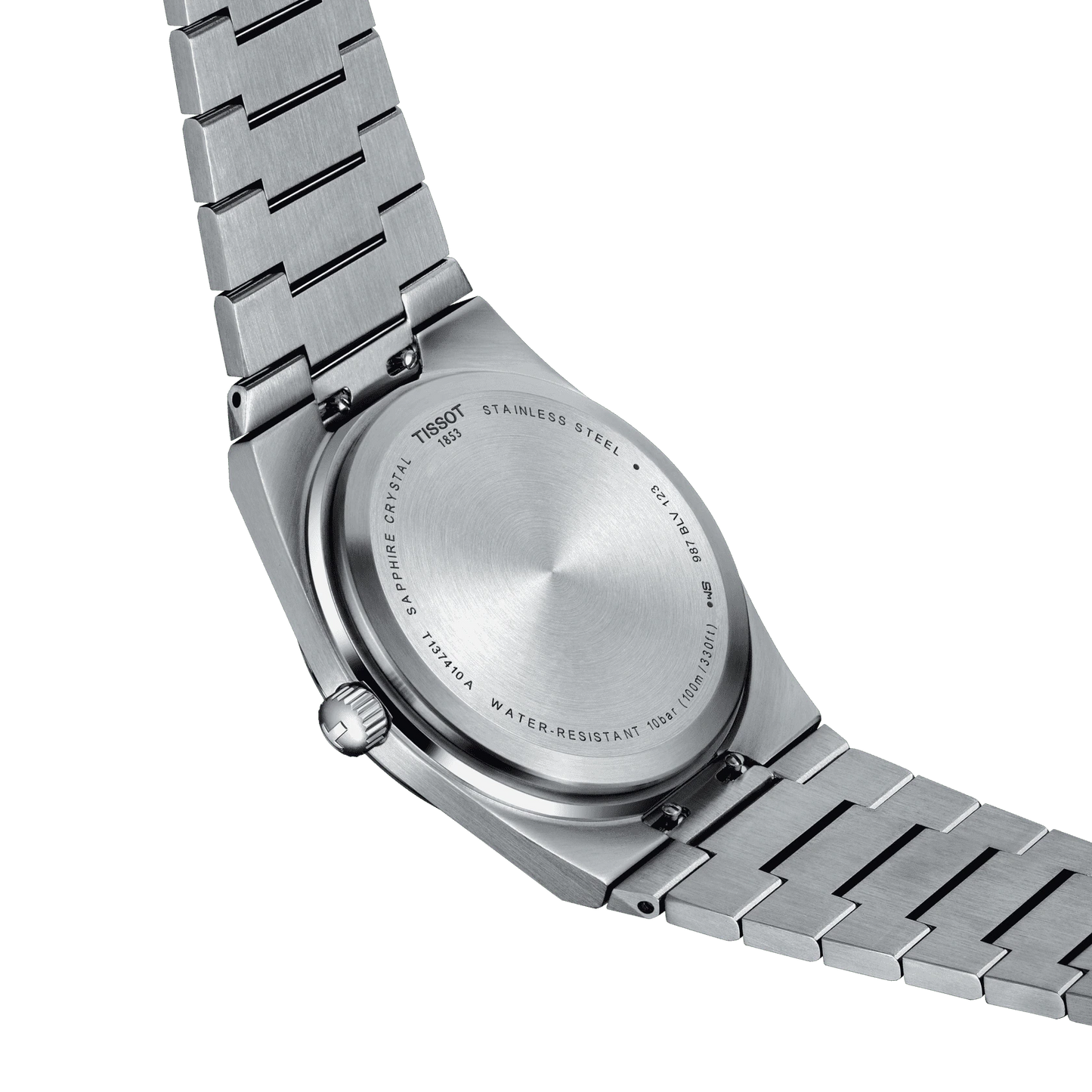Tissot PRX Quartz Light Green Dial Silver Steel Strap Watch for Men - T137.410.11.091.01