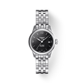 Tissot Le Locle Small Automatic Black Dial Silver Steel Strap Watch For Women - T41.1.183.54