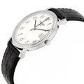 Tissot T Classic Desire White Dial Black Leather Strap Watch For Men - T52.1.421.12