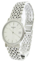 Tissot T Classic Desire Silver Dial Silver Mesh Bracelet Watch for Men - T52.1.481.31
