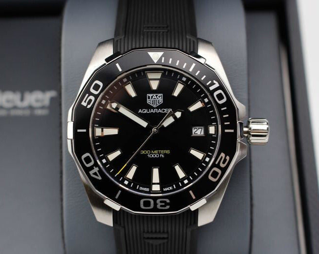 Tag Heuer Aquaracer Black Dial Watch for Men - WAY111A.FT6151