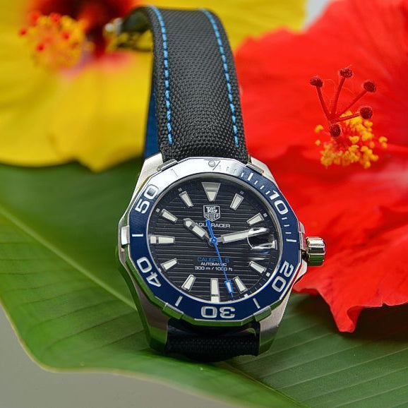 Tag Heuer Aquaracer Blue Dial Watch for Men - WAY211B.FC6363