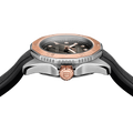Tag Heuer Aquaracer Professional 200 Automatic Diamonds Black Dial Black Rubber Strap Watch for Women - WBP2451.FT6200