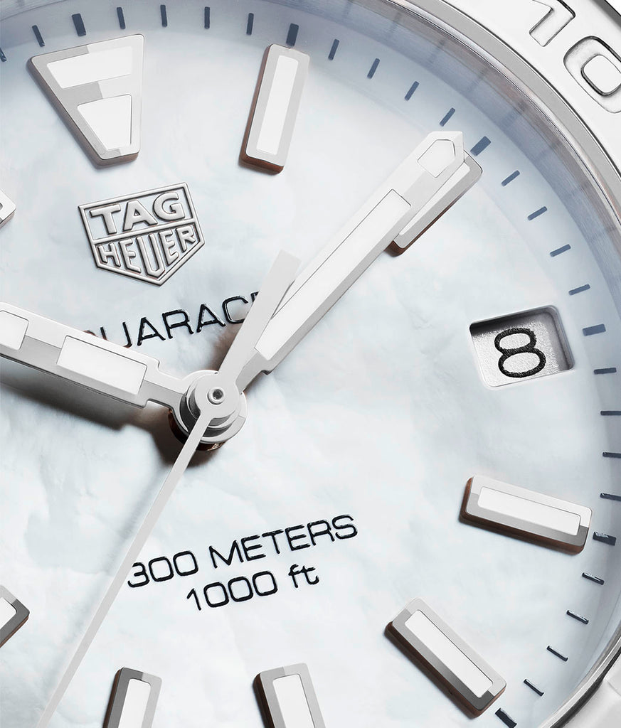 Tag Heuer Aquaracer White Mother of Pearl Dial Watch for Women - WBD1311.BA0740