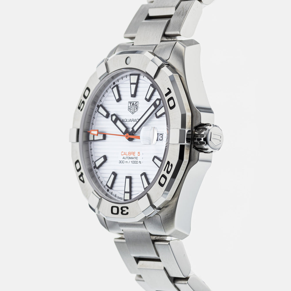 Tag Heuer Aquaracer White Dial Watch for Men - WAY2013.BA0927