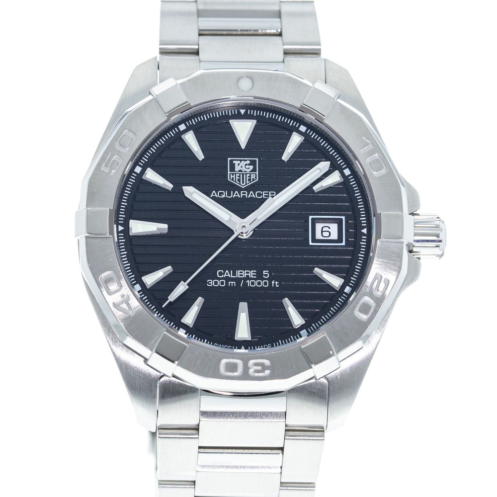 Tag Heuer Aquaracer Black Dial Watch for Men - WAY2110.BA0928