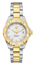Tag Heuer Aquaracer Automatic Diamonds Silver Dial Two Tone Steel Strap Watch for Women - WBD2321.BB0320