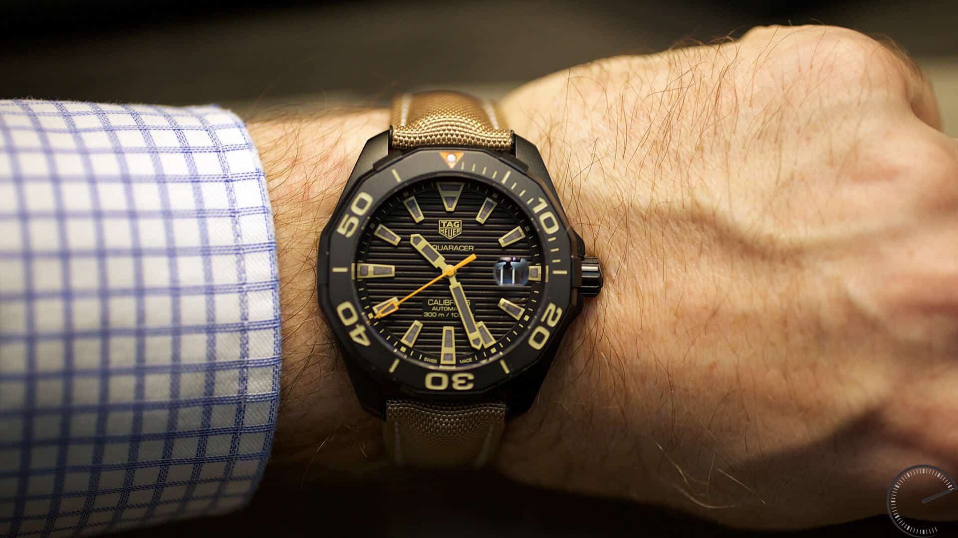 Tag Heuer Aquaracer Black Dial Watch for Men - WAY208C.FC6383