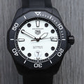 Tag Heuer Aquaracer Professional 300 Automatic White Dial Black Rubber Strap Watch for Men - WBP201D.FT6197