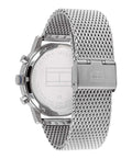 Tommy Hilfiger Kane Black Dial Silver Mesh Bracelet Watch for Men - 1710402