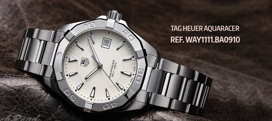 Tag Heuer Aquaracer White Dial Watch for Men - WAY1111.BA0928