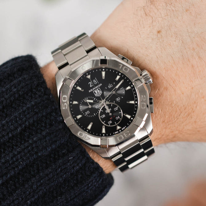 Tag Heuer Aquaracer Black Dial Watch for Men - CAY1110.BA0927