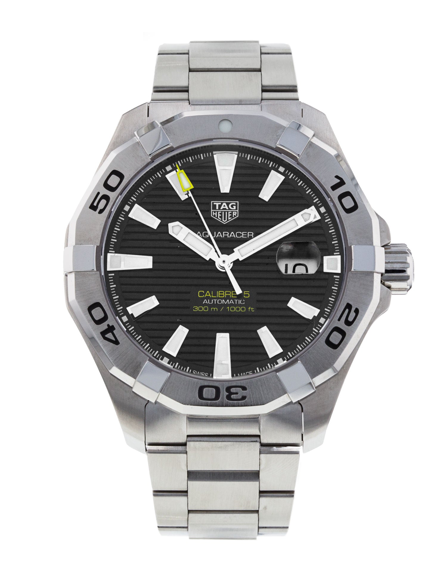 Tag Heuer Aquaracer Black Dial Watch for Men - WAY2010.BA0927