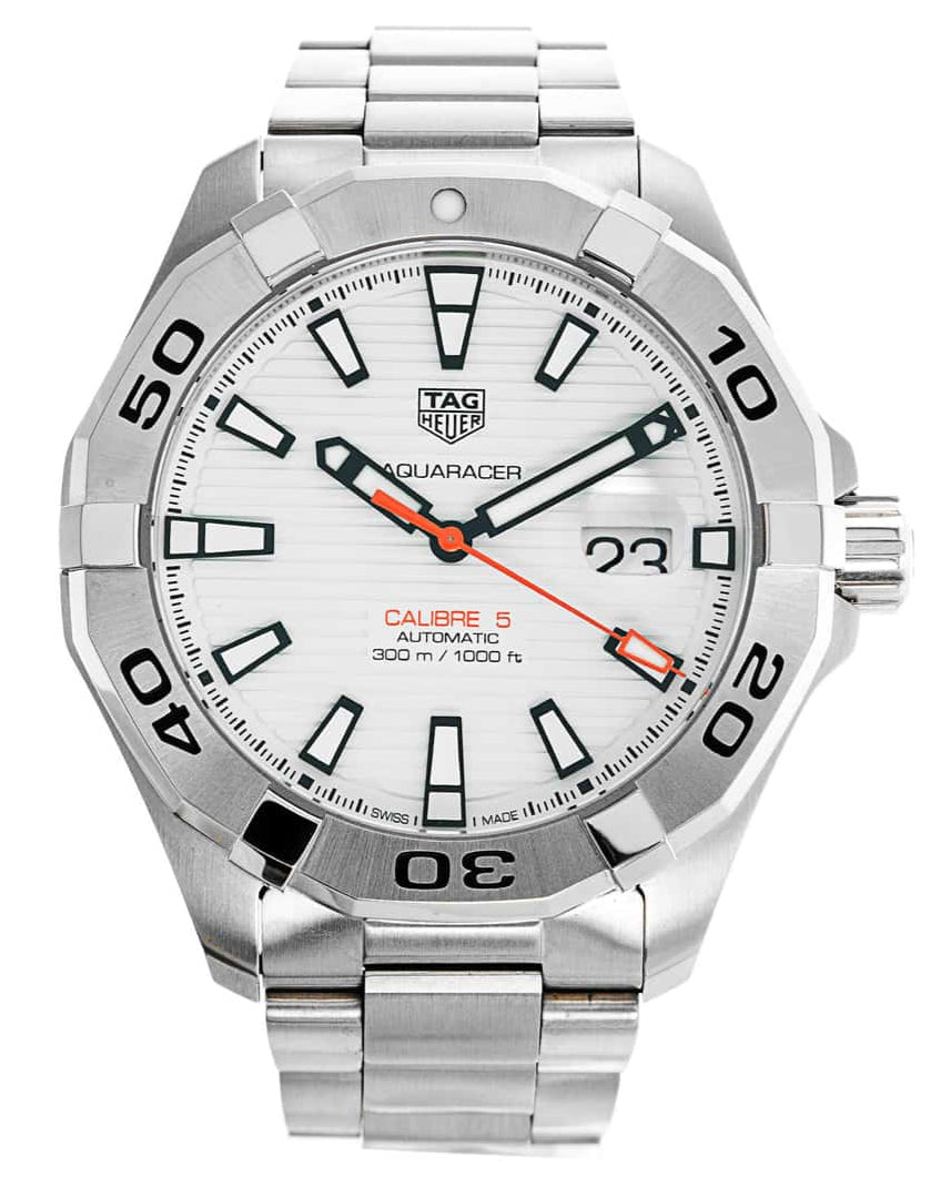 Tag Heuer Aquaracer White Dial Watch for Men - WAY2013.BA0927