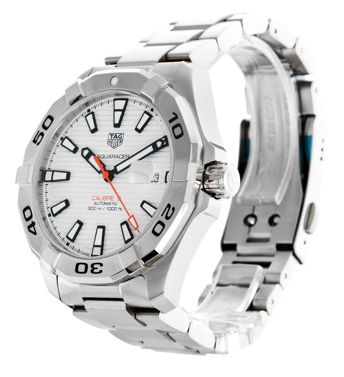 Tag Heuer Aquaracer White Dial Watch for Men - WAY2013.BA0927