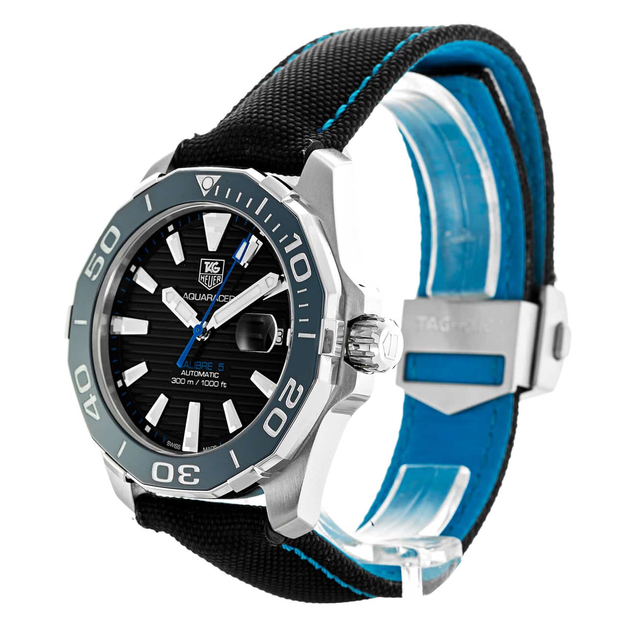 Tag Heuer Aquaracer Blue Dial Watch for Men - WAY211B.FC6363