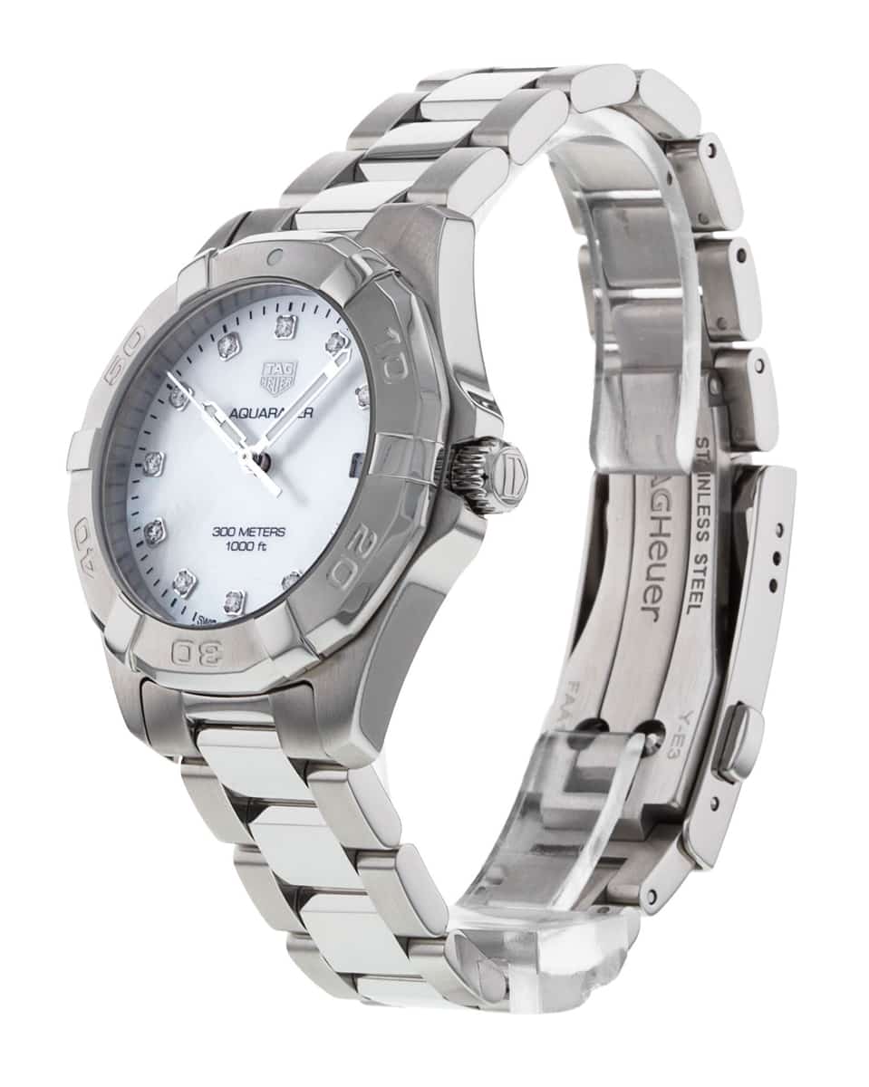 Tag Heuer Aquaracer White Mother of Pearl Dial Watch for Women - WBD1314.BA0740