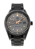 Tag Heuer Carrera Special Edition Black Dial Black Steel Strap Watch for Women - WAR1113.BA0602