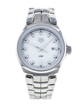 Tag Heuer Link Quartz Diamonds Mother of Pearl Dial Silver Steel Strap Watch for Women - WBC1312.BA0600