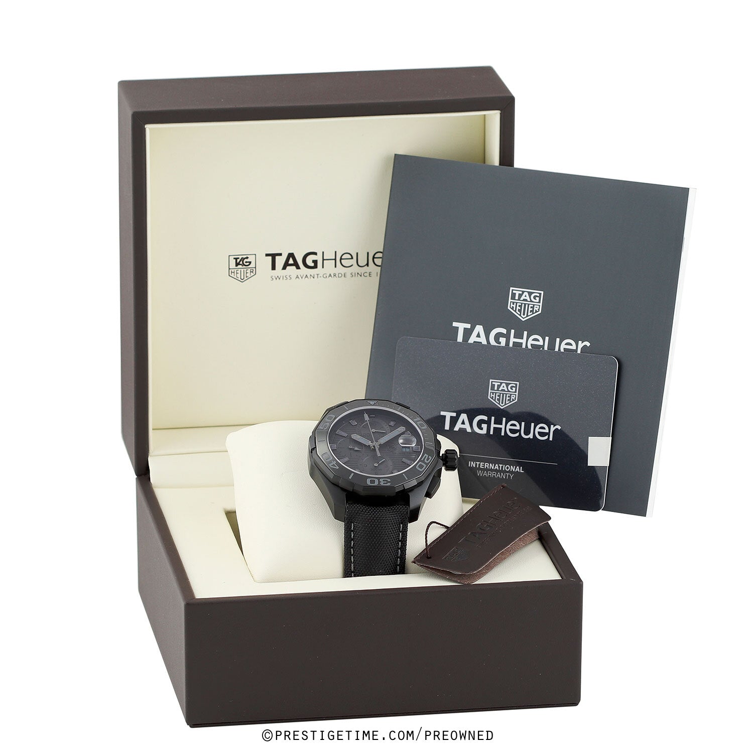 Tag Heuer Aquaracer Titanium Grey Dial Watch for Men - CAY218B.FC6370