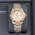 Tag Heuer Aquaracer White Dial Watch for Men - WAY1150.BD0911