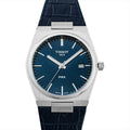 Tissot PRX Blue Dial Blue Leather Strap Watch for Men - T137.410.16.041.00