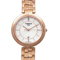Tissot T Lady Flamingo Mother of Pearl Dial Rose Gold Steel Strap Watch For Women - T094.210.33.111.01