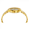 Versace Greca Silver Dial Gold Steel Strap Watch for Men - VEVI00520