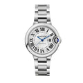 Cartier Ballon Bleu De Cartier Silver Dial Silver Steel Strap Watch for Women - WSBB0044
