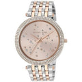 Michael Kors Darci Rose Gold Dial Two Tone Steel Strap Watch for Women - MK3726