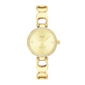 Coach Park Diamonds Gold Dial Gold Steel Strap Watch for Women - 14503171