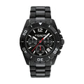 Coach Kent Chronograph Black Dial Black Steel Strap Watch for Men - 14602554