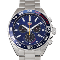 Tag Heuer Formula 1 Red Bull Racing Chronograph Blue Dial Silver Steel Strap Watch for Men - CAZ101AK.BA0842