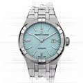 Maurice Lacroix Aikon Automatic Limited Summer Edition Blue Dial Silver Steel Strap Watch For Men - AI6008-SS00F-431-1
