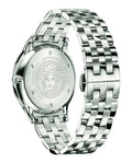 Versace Univers Analog Black Dial Silver Steel Strap Watch for Men - VEBK00418