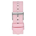 Guess Limelight Quartz Diamonds Pink Dial Pink Denim Strap Watch For Women - W0775l15