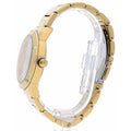 Guess Crystal Multifunction Gold Dial Gold Steel Strap Watch for Women - W0778L2