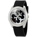 Guess G-Twist Quartz Black Dial Black Silicone Strap Watch For Men  - W0911L8