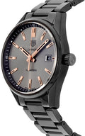 Tag Heuer Carrera Special Edition Black Dial Black Steel Strap Watch for Women - WAR1113.BA0602