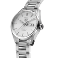 Tag Heuer Carrera Calibre 5 Automatic White Dial Silver Steel Strap Watch for Men - WAR201B.BA0723