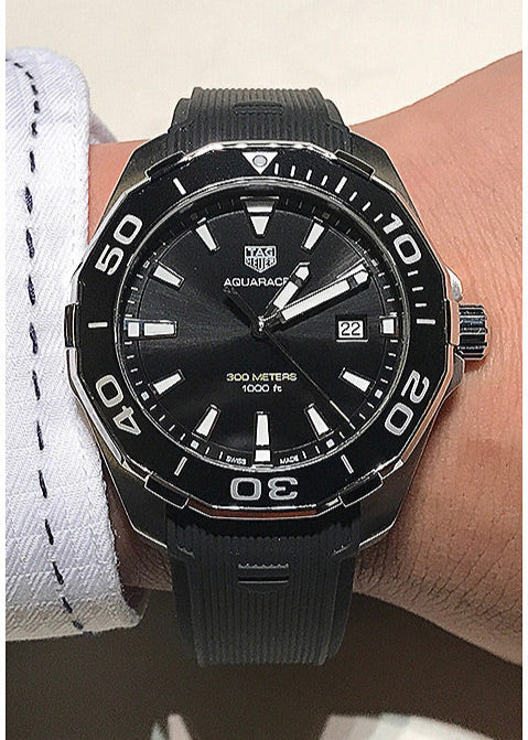 Tag Heuer Aquaracer Black Dial Watch for Men -  WAY101A.FT6141