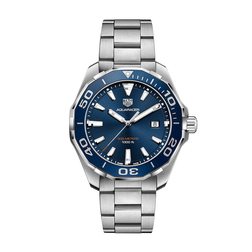 Tag Heuer Aquaracer Blue Dial Watch for Men - WAY101C.BA0746