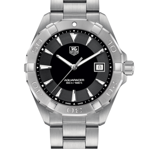 Tag Heuer Aquaracer Black Dial Watch for Men - WAY1110.BA0928