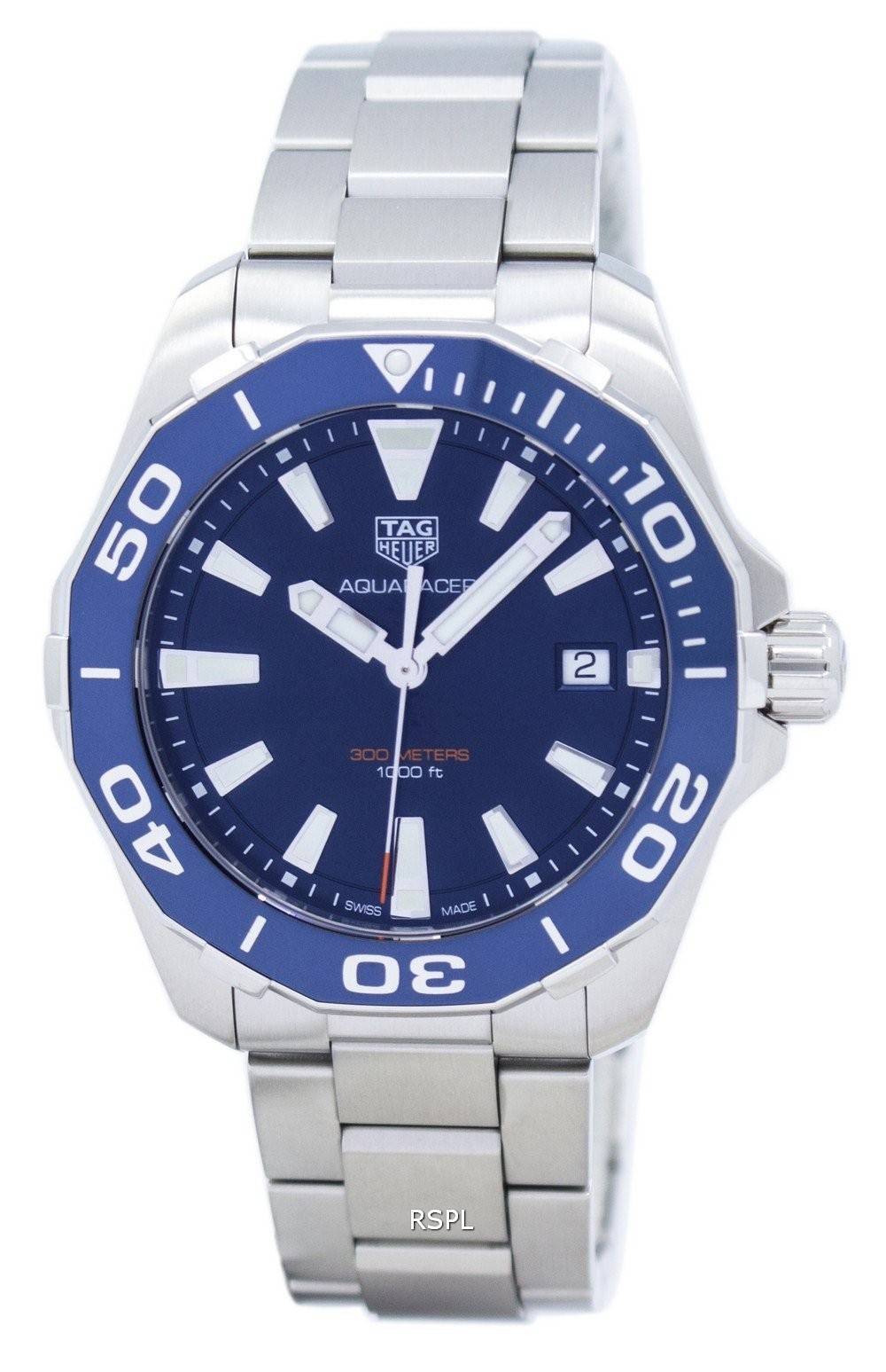 Tag Heuer Aquaracer Blue Dial Watch for Men - WAY111C.BA0928