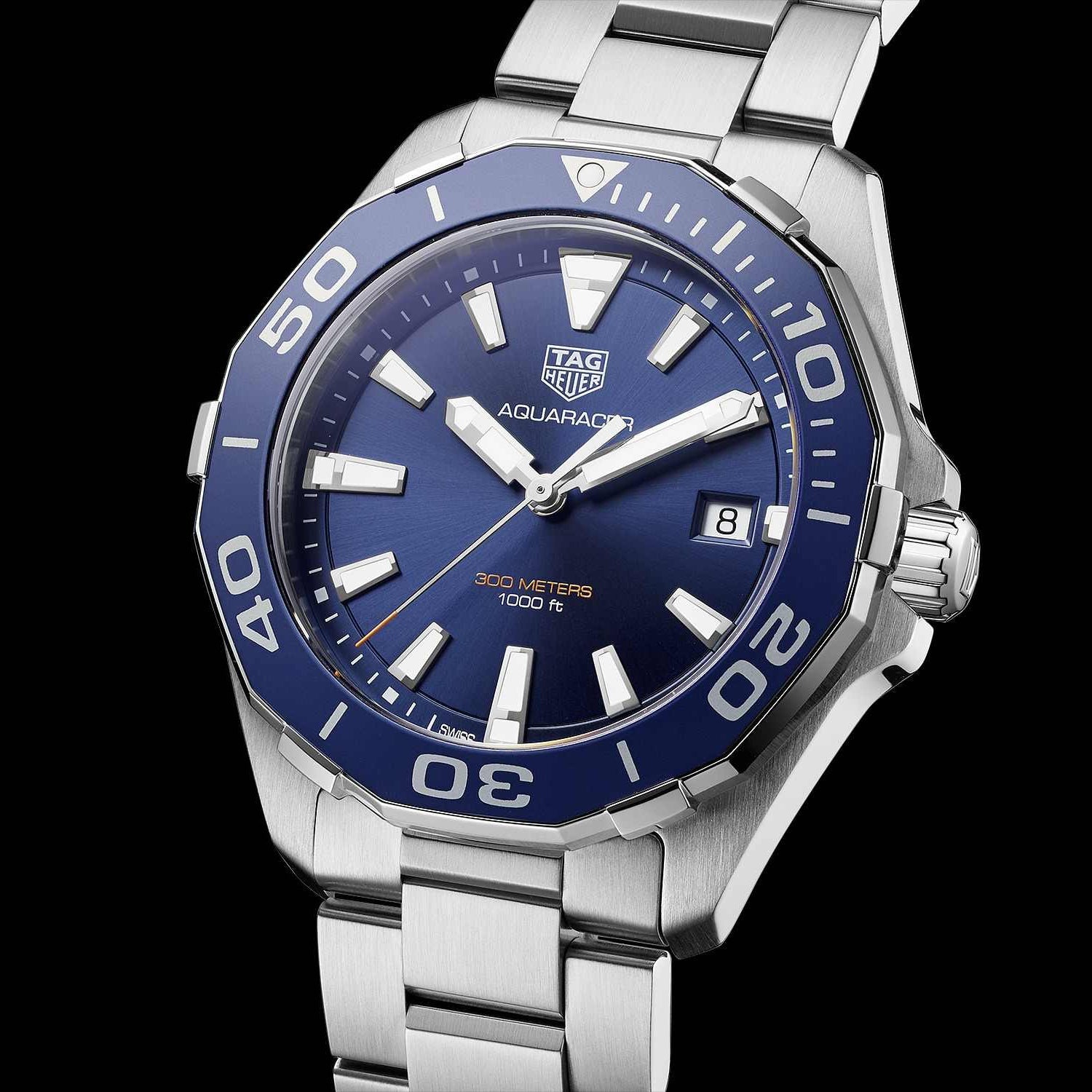 Tag Heuer Aquaracer Blue Dial Watch for Men - WAY111C.BA0928