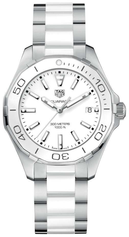 Tag Heuer Aquaracer White Dial Watch for Women - WAY131B.BA0914