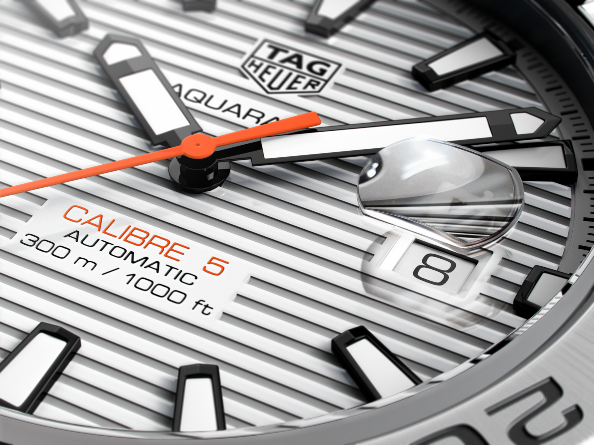 Tag Heuer Aquaracer White Dial Watch for Men - WAY2013.BA0927