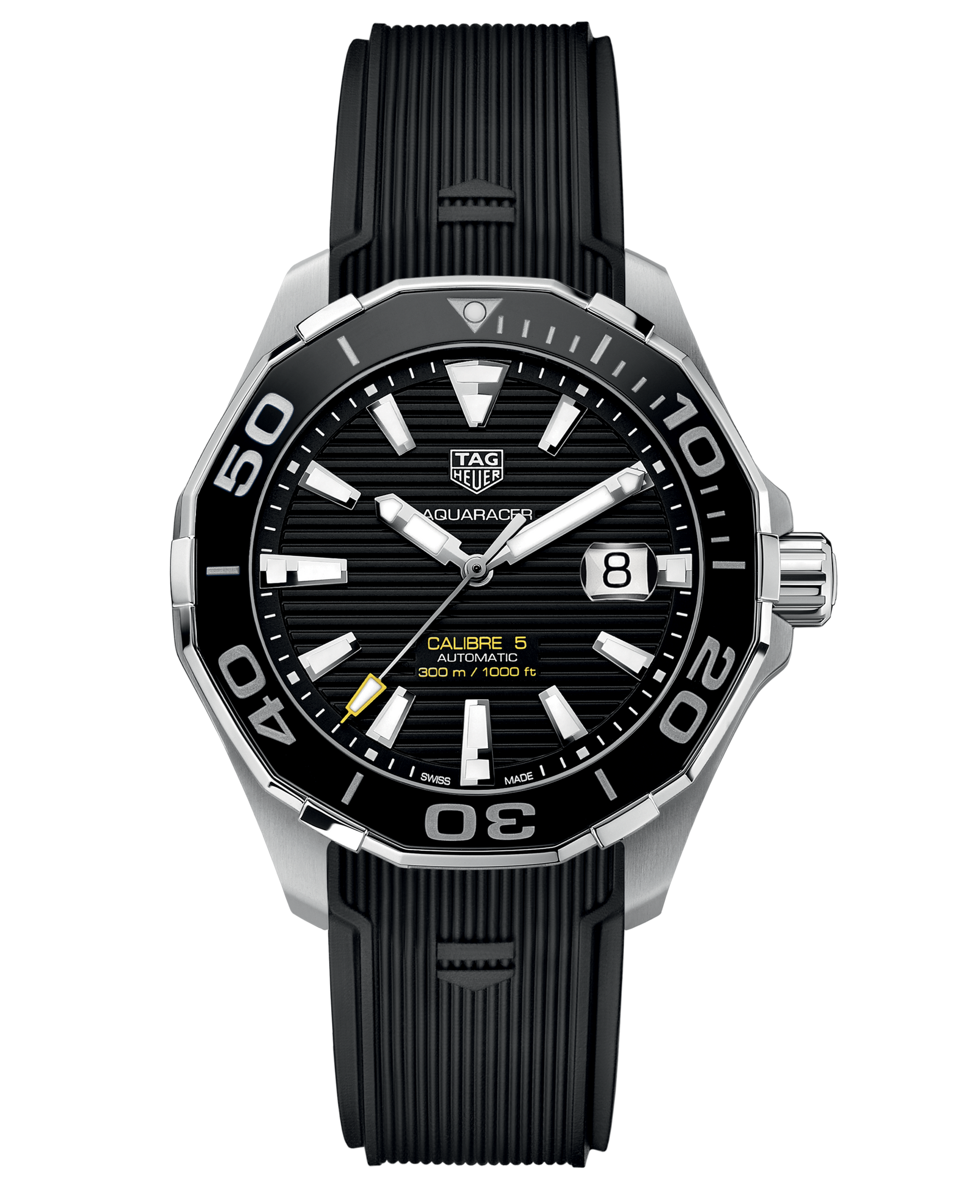 Tag Heuer Aquaracer Black Dial Watch for Men - WAY201A.FT6142