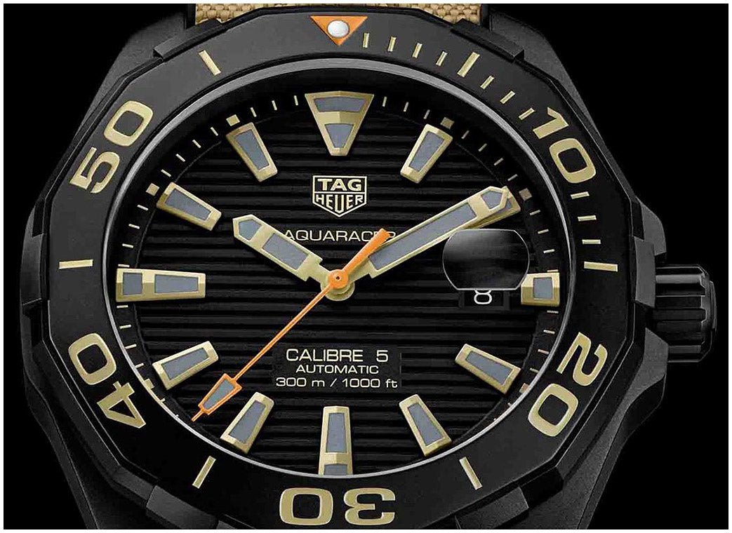Tag Heuer Aquaracer Black Dial Watch for Men - WAY208C.FC6383